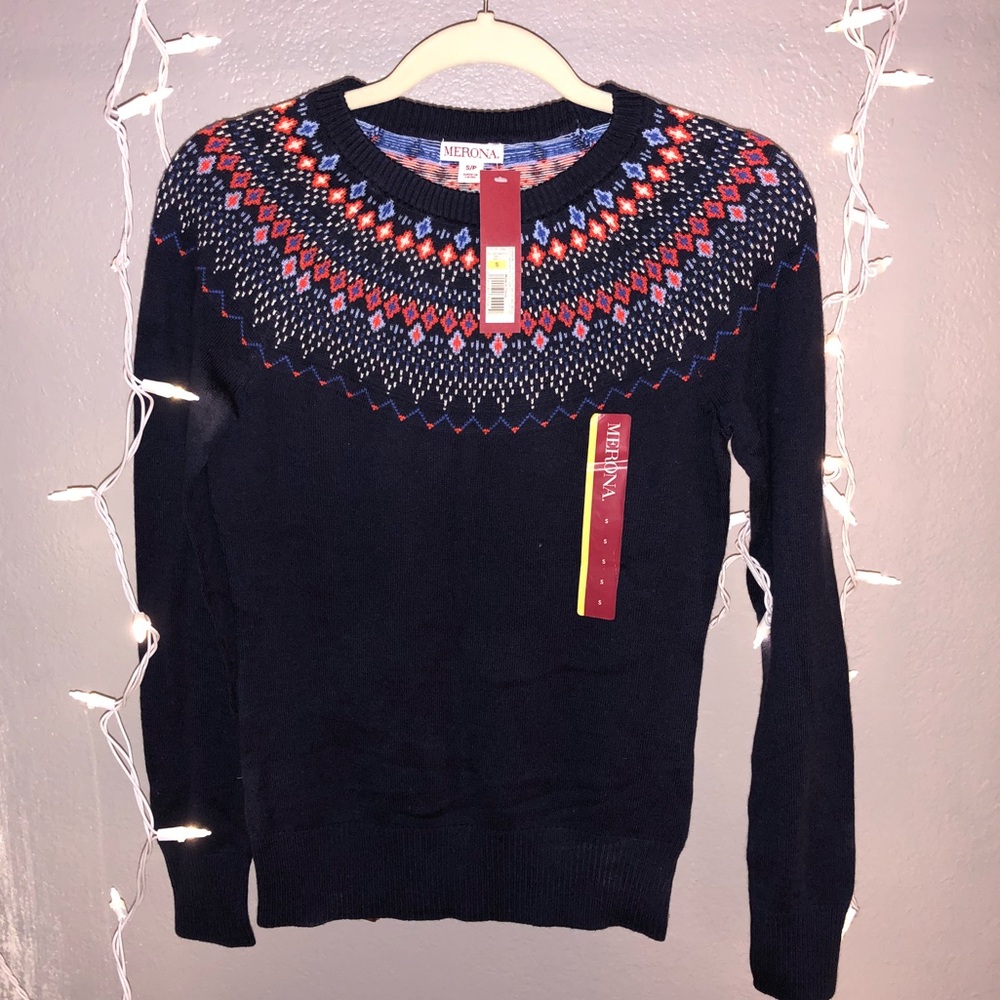 Merona Navy Pullover Sweater
